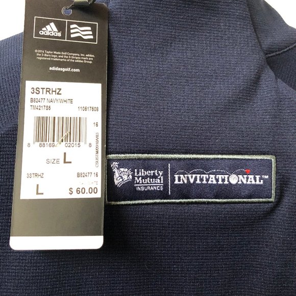 Adidas Navy Pullover - NWT Sz Large - Picture 13 of 13